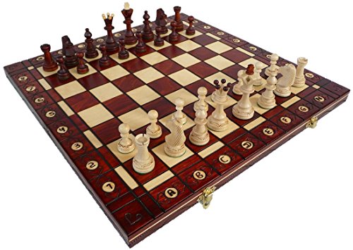 ChessEbook Schachspiel Senator 40 x 40 cm Holz von Chessebook