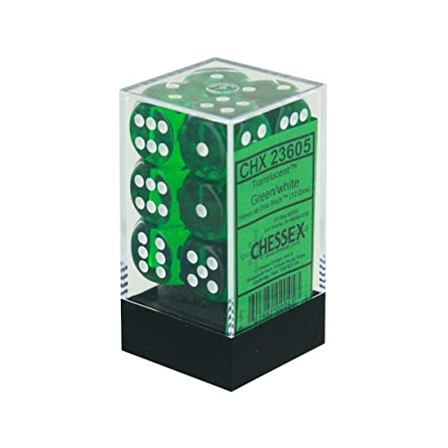 Chessex 23605 Dice, grün Chessex 23605 Dice, grün von Chessex