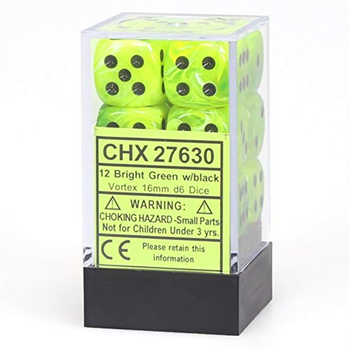 Chessex 27630 Dice, grün, 16mm Chessex 27630 Dice, grün, 16mm von Chessex