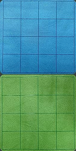 Chessex Chx-97465 Megamat Reversible Squares, Blau/Grün, 2.54 x 88 x 122 cm, Farbe, 194717 Chessex Chx-97465 Megamat Reversible Squares, Blau/Grün, 2.54 x 88 x 122 cm, Farbe, 194717 von Chessex