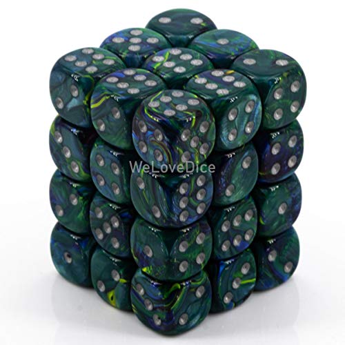 Chessex Festive Green W6 12mm Set Chessex Festive Green W6 12mm Set von Chessex