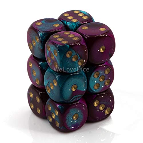 Chessex Gemini Purple-Teal W6 16mm Set Chessex Gemini Purple-Teal W6 16mm Set von Chessex