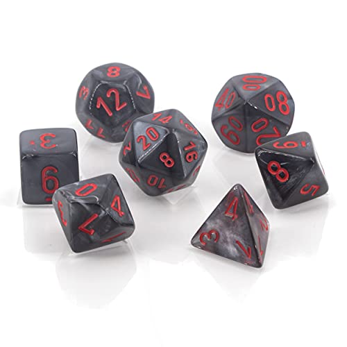 Chessex Velvet Black/Red Set Chessex Velvet Black/Red Set von Chessex