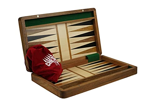 Backgammon-Set aus Holz Sheesham - 14" Backgammon-Set aus Holz Sheesham - 14" von Chessgammon