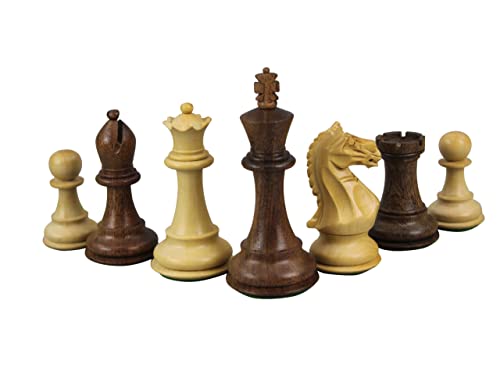Fierce Knight Schachfiguren Staunton Sheesham Buchsbaum 9,5 cm von Chessgammon