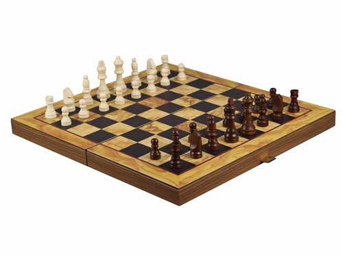 Manopoulos Schach- und Backgammon-Set, Wurzelholz, 48 cm Manopoulos Schach- und Backgammon-Set, Wurzelholz, 48 cm von Chessgammon