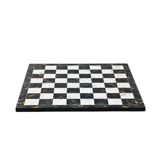 Schachbrett, 35,6 cm, graues Marmor-Design, 35,6 cm Schachbrett, 35,6 cm, graues Marmor-Design, 35,6 cm von Chessgammon