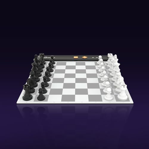 Chessnut Go Ultimate Tragbares elektronisches Schachbrett mit vollständiger Figurenkennung und starker magnetischer Haftung - Perfekte Größe für den Schreibtisch oder auf Reisen(Orange) von Chessnut