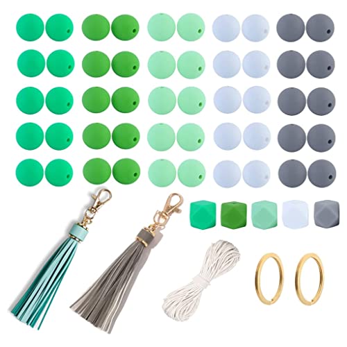 Chevnzev 15/14mm Silikonperlen Set Halskette Armband Perlen Für Handwerk Schmuck Bunte Polygonale Runde Perlen Bulk Accessoire Chevnzev 15/14mm Silikonperlen Set Halskette Armband Perlen Für Handwerk Schmuck Bunte Polygonale Runde Perlen Bulk Accessoire von Chevnzev