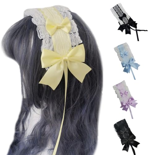 Chevnzev Anime Lace Bow Stirnband Für Frauen Halloween Party Weitstadband Animation Kostüm Party Requisiten Frauen Kopfschmuck Mädchen Gunst Chevnzev Anime Lace Bow Stirnband Für Frauen Halloween Party Weitstadband Animation Kostüm Party Requisiten Frauen Kopfschmuck Mädchen Gunst von Chevnzev