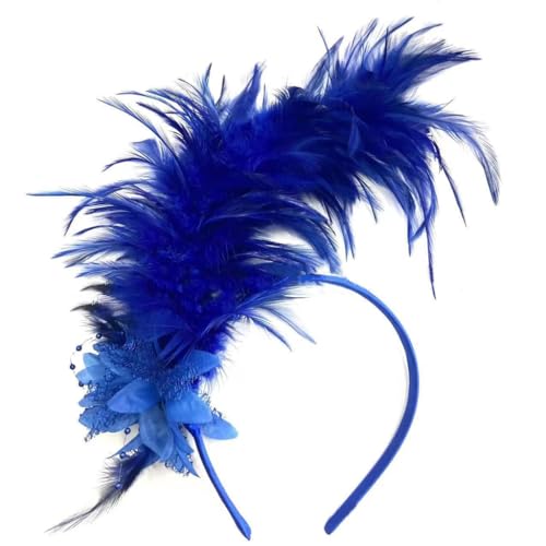 Chevnzev Buntes Federstirnband Halloween Cosplay Hair Hoop Holiday Party Kopfschmuck Für Frauen Mädchen Halloween Carnival Chevnzev Buntes Federstirnband Halloween Cosplay Hair Hoop Holiday Party Kopfschmuck Für Frauen Mädchen Halloween Carnival von Chevnzev
