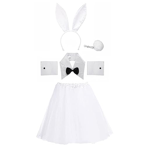 Chevnzev Cosplay Kostüme Für Frauen Osterhasen Kostüm Set Kaninchen Stirnband Kostüm Tutu Kostüm Party Dress Up Chevnzev Cosplay Kostüme Für Frauen Osterhasen Kostüm Set Kaninchen Stirnband Kostüm Tutu Kostüm Party Dress Up von Chevnzev