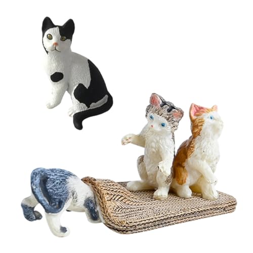 Chevnzev Empfindliche Kätzchen Bildungsspielzeug Figur Katze Siamese Table Desk Widgets Für Sammlung Miniaturen Figurine Chevnzev Empfindliche Kätzchen Bildungsspielzeug Figur Katze Siamese Table Desk Widgets Für Sammlung Miniaturen Figurine von Chevnzev