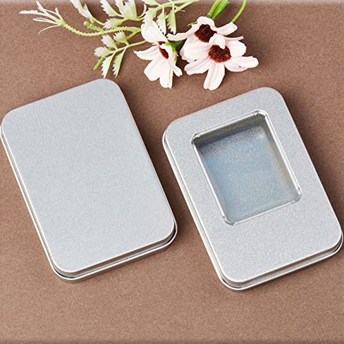 Chevnzev Rechteck Speicherbox Kleine Aufbewahrungsbox Silber Farbe Schmuckschlüsseln Münzen Behälter Spielkarten Karten Box Candy Storage Can Chevnzev Rechteck Speicherbox Kleine Aufbewahrungsbox Silber Farbe Schmuckschlüsseln Münzen Behälter Spielkarten Karten Box Candy Storage Can von Chevnzev
