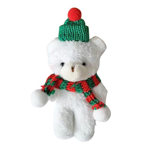 Chevnzev Schöner Plüschbär Mit Weihnachtshutschal Ausgestopft Weiche Plüschbär Beschäftigung Puppenspielzeug Für Kinder Mädchen Neujahr Geschenk Chevnzev Schöner Plüschbär Mit Weihnachtshutschal Ausgestopft Weiche Plüschbär Beschäftigung Puppenspielzeug Für Kinder Mädchen Neujahr Geschenk von Chevnzev