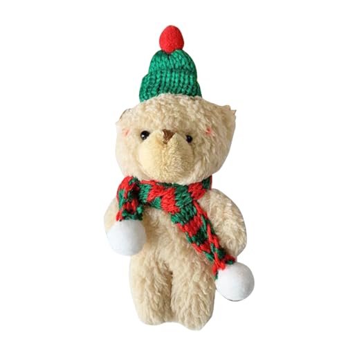 Chevnzev Schöner Plüschbär Mit Weihnachtshutschal Ausgestopft Weiche Plüschbär Beschäftigung Puppenspielzeug Für Kinder Mädchen Neujahr Geschenk Chevnzev Schöner Plüschbär Mit Weihnachtshutschal Ausgestopft Weiche Plüschbär Beschäftigung Puppenspielzeug Für Kinder Mädchen Neujahr Geschenk von Chevnzev