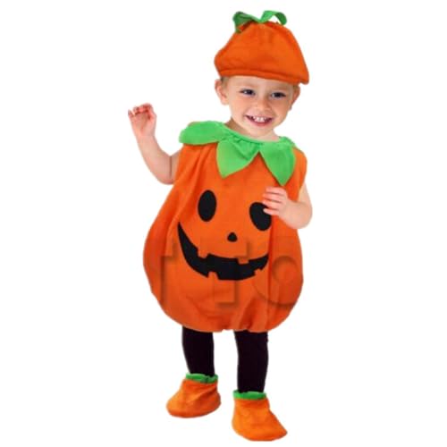 Chevnzev Tangerine Halloween Kostüm Set Für Party Kostüme Kürbiskinder Kleidung Ärmelloser Strampler Mit Chevnzev Tangerine Halloween Kostüm Set Für Party Kostüme Kürbiskinder Kleidung Ärmelloser Strampler Mit von Chevnzev