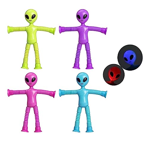 Chevnzev Teleskope Saugnapfbecher Alien Spielzeug Cartoon Puzzle Saugnapf Tasse Eltern Kind Interaktive Dekompression Spielzeug Stressabbau von Chevnzev