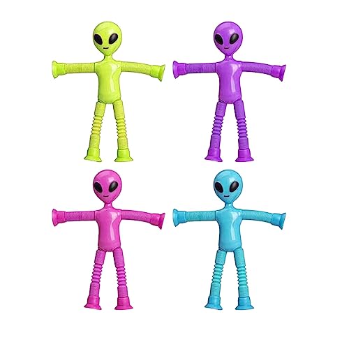Chevnzev Teleskope Saugnapfbecher Alien Spielzeug Cartoon Puzzle Saugnapf Tasse Eltern Kind Interaktive Dekompression Spielzeug Stressabbau von Chevnzev