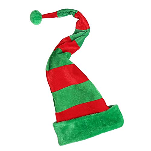 Striped Santa Hat Long Christmas Mütze Für Männer Frauen Mit Plüschhaltigem Rand Komfort Liner Für Weihnachten Neujahr Urlaub Party Striped Santa Hat Long Christmas Mütze Für Männer Frauen Mit Plüschhaltigem Rand Komfort Liner Für Weihnachten Neujahr Urlaub Party von Chevnzev