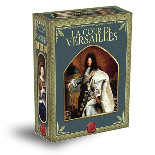 Chèvre Edition et Moon Editions La Cour de Versailles – Historisches Strategiespiel für 2-5 Spieler | Draft, Einfluss und Manipulation am Hof von Louis XIV | 20 Minuten von Chèvre Edition et Moon Editions