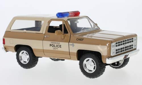 Chevrolet Blazer K5, Stranger Things, 1980, Modellauto, Fertigmodell, Jada 1:24 von Chevrolet