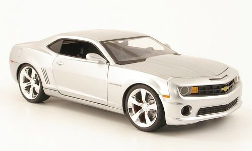 Chevrolet Camaro SS, silbergrau, 2010, Modellauto, Fertigmodell, Jada 1:18 von Chevrolet