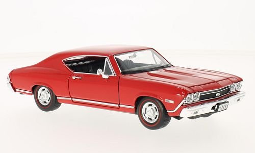 Chevrolet Chevelle SS 396, rot, 1968, Modellauto, Fertigmodell, Welly 1:24 Chevrolet Chevelle SS 396, rot, 1968, Modellauto, Fertigmodell, Welly 1:24 von Chevrolet