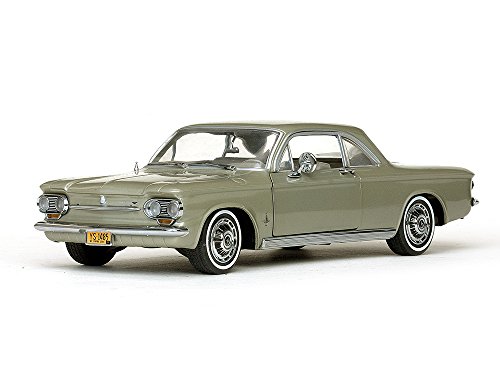Chevrolet Corvair Coupe, metallic-hellgrün, 1963, Modellauto, Fertigmodell, Sun Star 1:18 von Chevrolet