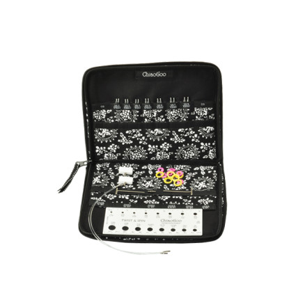 ChiaoGoo Spin Small Wechselbares Rundnadel-Set Bambus 40-56-76 cm 2,75-5 mm 7 Größen von ChiaoGoo