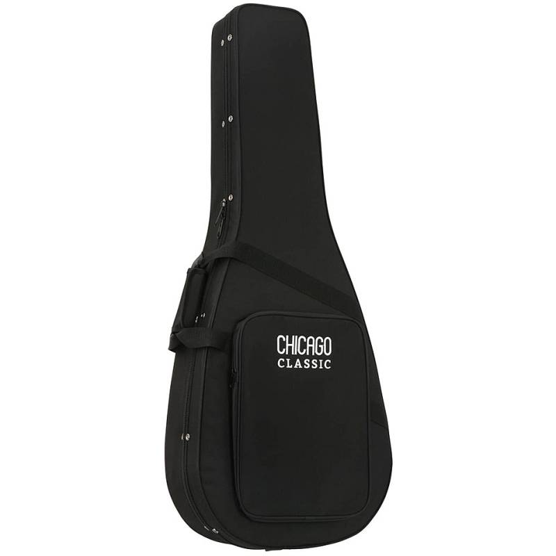 Chicago Classic Konzertgitarre Lightweight Black Softcase Gitarre/Bass von Chicago Classic