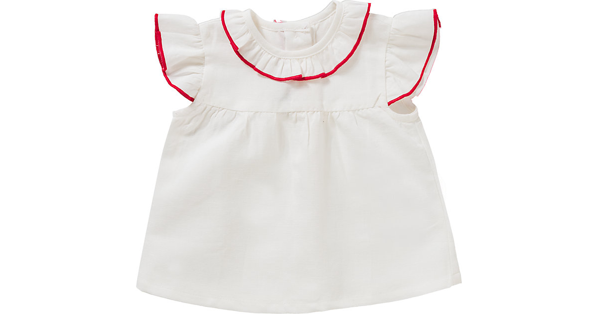 Baby Kurzarmhemd weiß Gr. 50 von Chicco