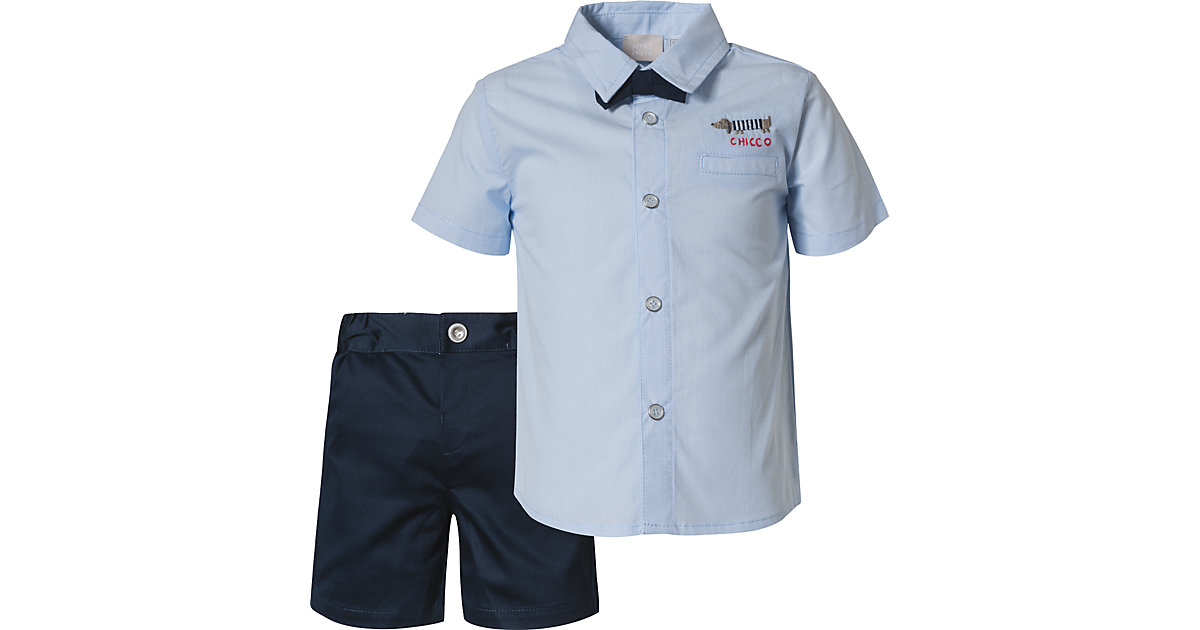 Baby Set Langarmhemd + kurze Hose blau Gr. 50 Jungen Baby Baby Set Langarmhemd + kurze Hose blau Gr. 50 Jungen Baby von Chicco