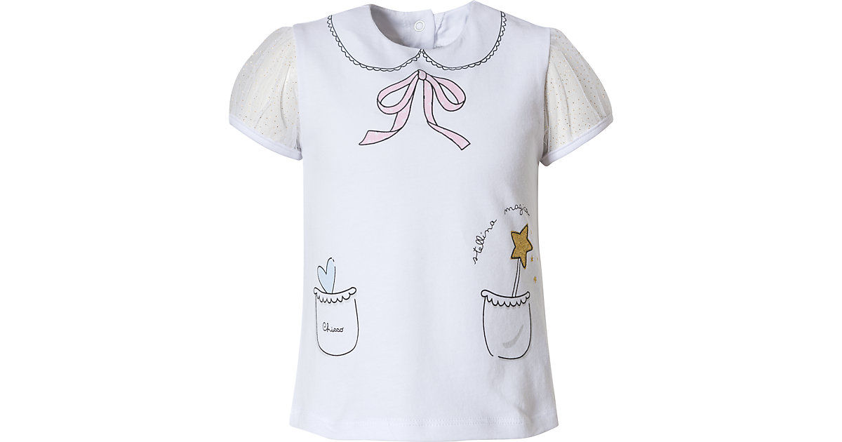 Baby T-Shirt weiß Gr. 50 von Chicco