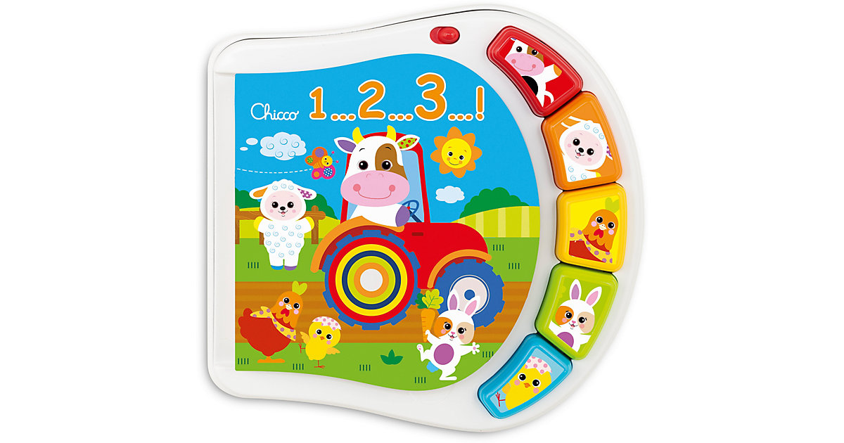 Babybuch Zahlen Farmbuch mehrfarbig von Chicco