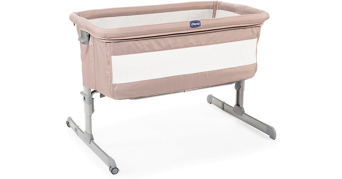 Beistellbettchen Next2Me mit 2 Rollen, beige von Chicco