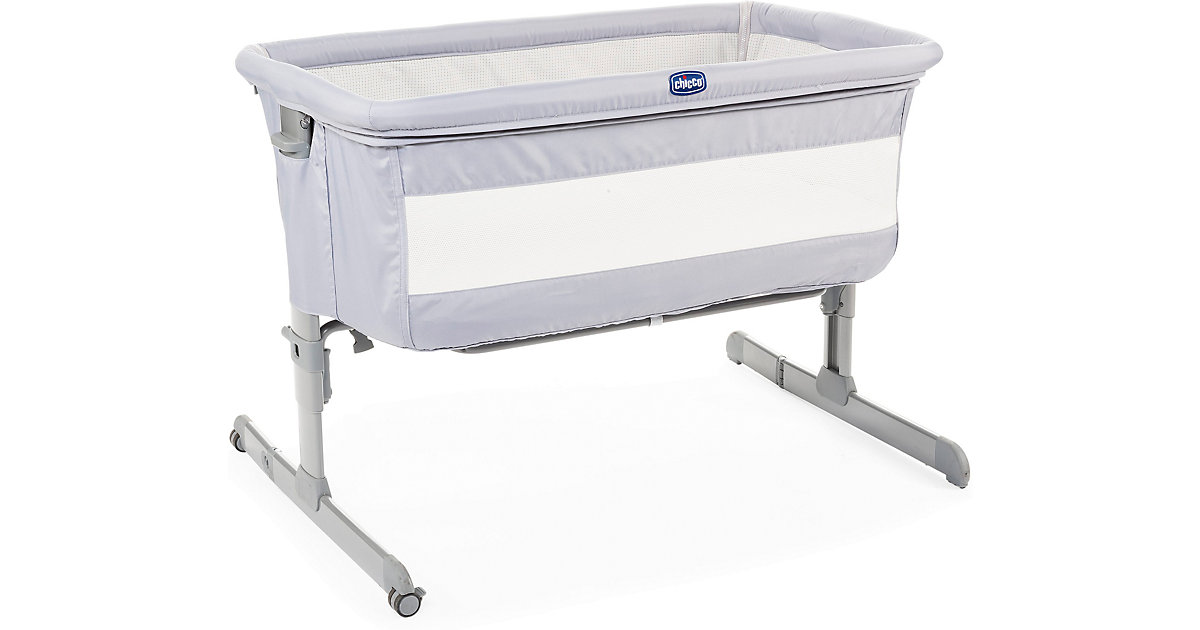 Beistellbettchen Next2Me mit 2 Rollen, grau von Chicco