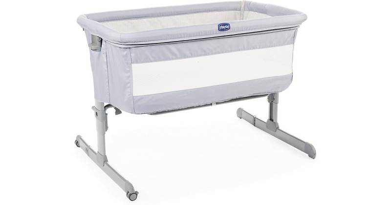 Beistellbettchen Next2Me mit 2 Rollen, grau von Chicco