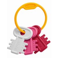 CHICCO 00063216100000 Schlüsselbeißring pink von Chicco