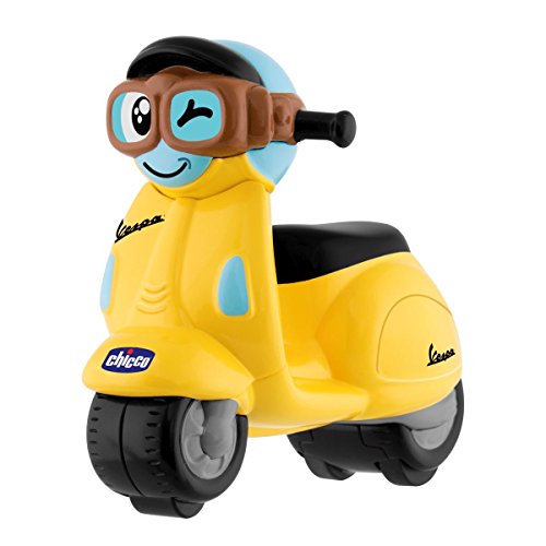 Chicco 00009627000000 Vespa Mini Rennautos Turbo Touch, gelb von Chicco