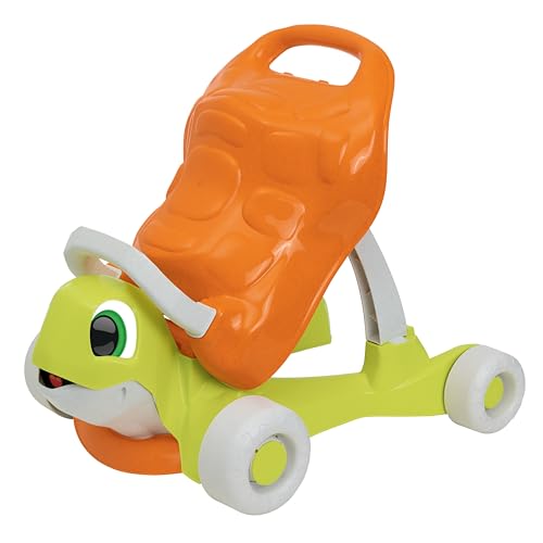 Chicco 2in1 Eco+ Erste Schritte Schildkröte, Erste Schritte und zum Aufsitzen, Laufen Lernen, aus Recycling-Kunststoff, Hergestellt in Italien, Geschenkidee, Lauflernwagen für Kinder von 9-36 Monaten von Chicco