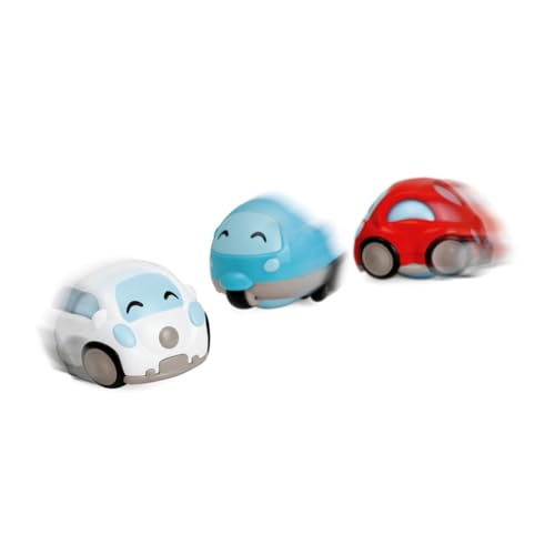 Chicco City Vintage Turbo Ball, Kinderspielzeug Autos, 3 Mini-Fahrzeuge mit Vintage-Auto-Design, bewegen sich in alle Richtungen, rollen wie ein Ball, 1-4 Jahre Chicco City Vintage Turbo Ball, Kinderspielzeug Autos, 3 Mini-Fahrzeuge mit Vintage-Auto-Design, bewegen sich in alle Richtungen, rollen wie ein Ball, 1-4 Jahre von Chicco