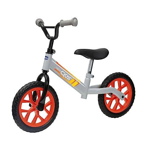 Chicco Balance Bike Cross, Kinderfahrrad ohne Pedale, Cross Country Design, große Räder, verstellbarer Lenker und Sattelstütze, pedalloses Gleichgewichtsfahrrad, Max 25 Kg, Kinderspiele 3-5 Jahre Chicco Balance Bike Cross, Kinderfahrrad ohne Pedale, Cross Country Design, große Räder, verstellbarer Lenker und Sattelstütze, pedalloses Gleichgewichtsfahrrad, Max 25 Kg, Kinderspiele 3-5 Jahre von Chicco