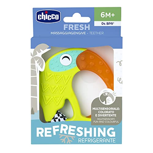 Chicco Beißring Fresh Funny Tukan, 6M+ von Chicco