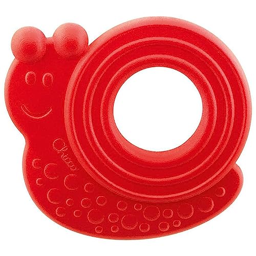 Chicco Beißring Schnecke "Molly" - Eco+ , Orange oder Rot 3-18 Monate von Chicco