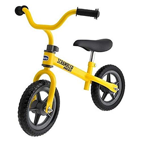 Chicco Ducati Scrambler Laufrad für Kinder von 2-5 Jahren, Kinderfahrrad ohne Pedale zum Ausbalancieren für Jungen und Mädchen, verstellbarer Sitz und Lenker, Max 25 kg, Kinderspielzeug 2-5 Jahre von Chicco