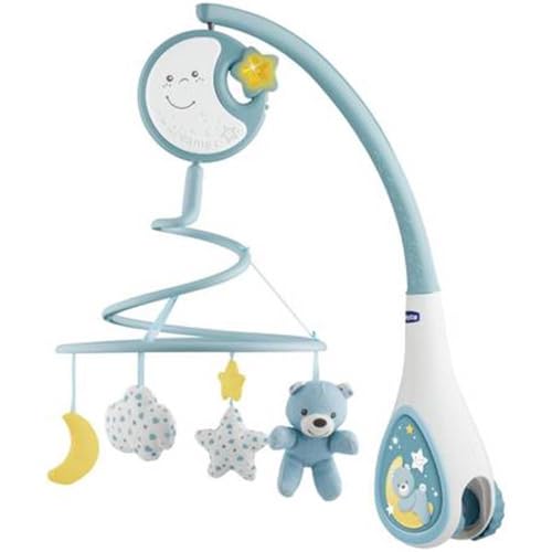 Chicco Next2Dreams Babybett Mobile mit Licht und Musik - 3 in 1 Baby Mobile Kompatibel mit Next2Me Babybett, mit Soundeffekten, Nachtlichtprojektor und Klassischer Musik - 0+ Monate, Blau Chicco Next2Dreams Babybett Mobile mit Licht und Musik - 3 in 1 Baby Mobile Kompatibel mit Next2Me Babybett, mit Soundeffekten, Nachtlichtprojektor und Klassischer Musik - 0+ Monate, Blau von Chicco