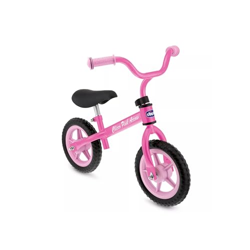 Chicco Pink Arrow Laufrad für Kinder 2-5 Jahre, Kinder Laufrad fürs Gleichgewicht, mit höhenverstellbarem Sattel und Lenker, max. 25 kg, Pink - Spielzeug für Kinder 2-5 Jahre von Chicco