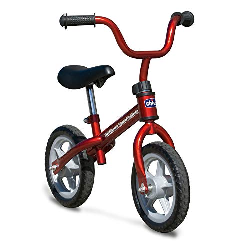 Chicco Red Bullet Laufrad für Kinder 2-5 Jahre, Kinder Laufrad fürs Gleichgewicht, mit höhenverstellbarem Sattel und Lenker, max. 25 kg, Rot - Spielzeug für Kinder 2-5 Jahre von Chicco