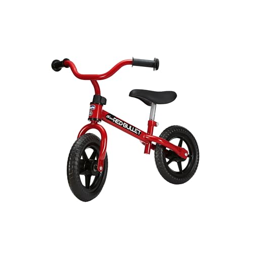 Chicco Red Bullet Laufrad für Kinder 2-5 Jahre, Kinder Laufrad fürs Gleichgewicht, mit höhenverstellbarem Sattel und Lenker, max. 25 kg, Rot - Spielzeug für Kinder 2-5 Jahre von Chicco